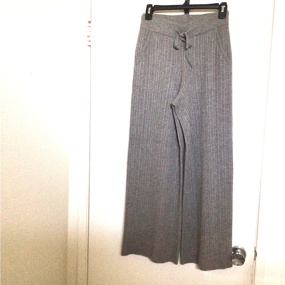 Cashmere Project Ribbed Wide Leg Pants - Picture 3 of 5